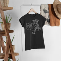 Monstera Abstract Short Sleeve T-Shirt