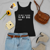 Talking to my Dog Unisex Tank Top