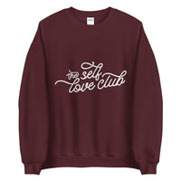 The self love club Unisex Sweatshirt - Vibes Printed