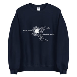 Living by the sun Unisex Sweatshirt - Vibes Printed