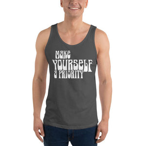 Make yourself a priority Unisex Tank Top - Vibes Printed