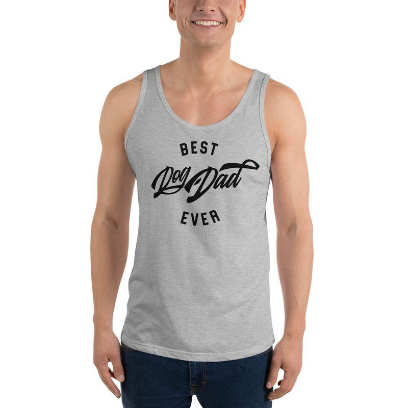 Best Dog Dad Ever Unisex Tank Top - Vibes Printed