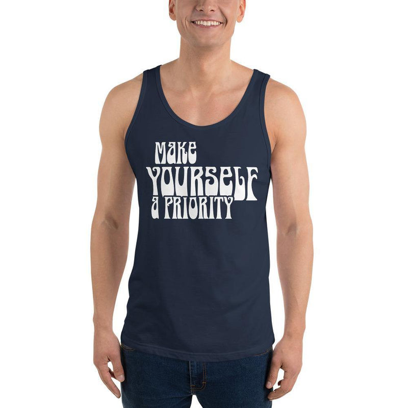 Make yourself a priority Unisex Tank Top - Vibes Printed