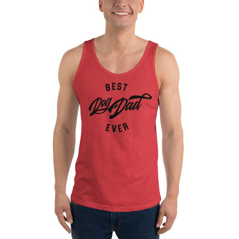 Best Dog Dad Ever Unisex Tank Top - Vibes Printed