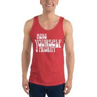 Make yourself a priority Unisex Tank Top - Vibes Printed