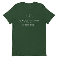 Grow through Short-Sleeve Unisex T-Shirt - Vibes Printed